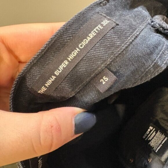 🌟 DENIM FORUM🌟 NINA SUPER HIGH RISE CIGARETTE JEANS - Picture 5 of 9